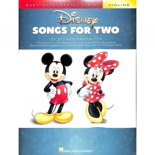 Hal Leonard Disney Songs für zwei Violinen