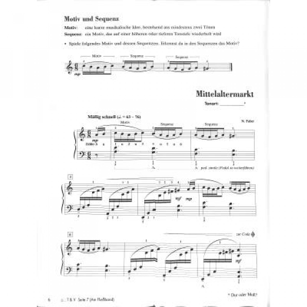 Piano Adventures 6 - Unterrichtsheft