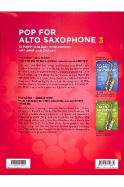 Pop for alto saxophone 3