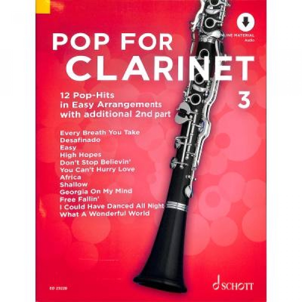 Pop for Clarinet 3 inkl Online Audio