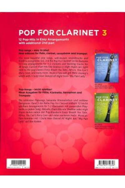 Pop for Clarinet 3 inkl Online Audio