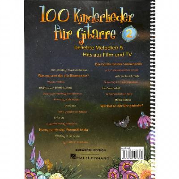 100 Kinderlieder für Gitarre 2