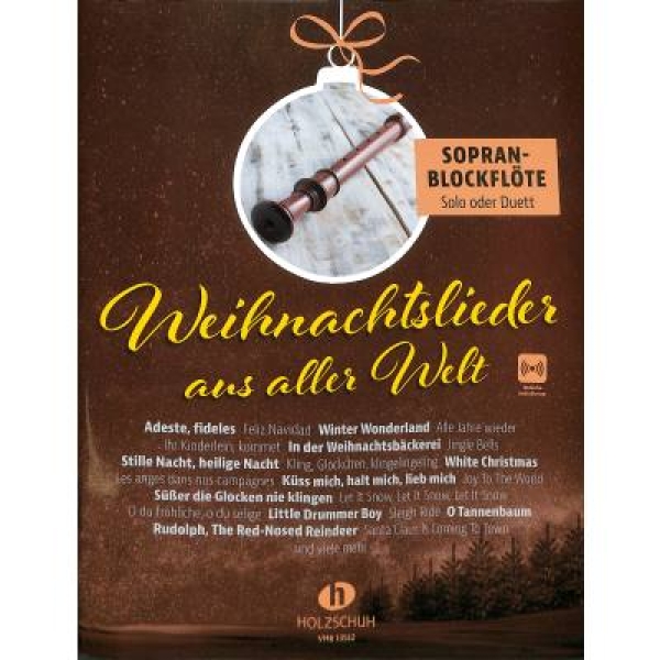 Weihnachtslieder aus aller Welt - Sopranblockflöte