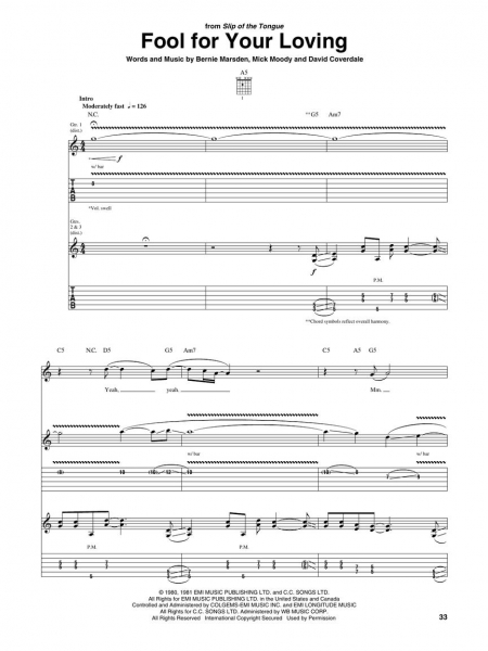 Whitesnake Guitar Collection