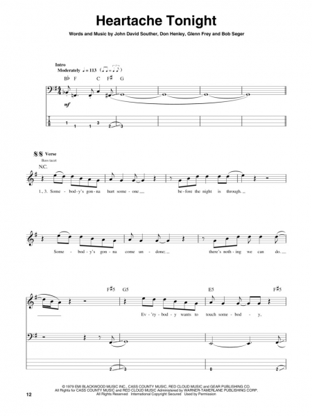 Eagles Bass Play-Along Volume 49