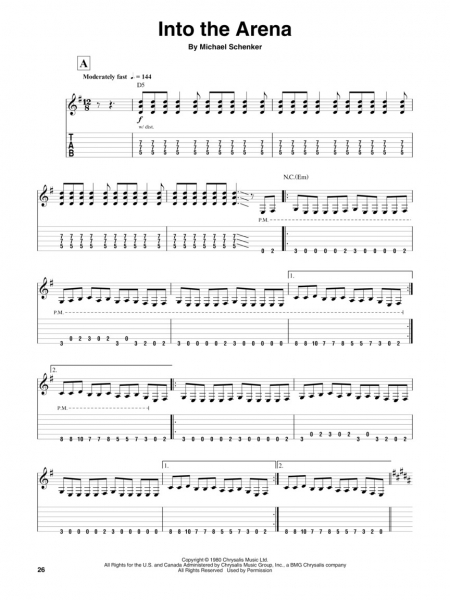 Michael Schenker Guitar Play-Along Volume 175