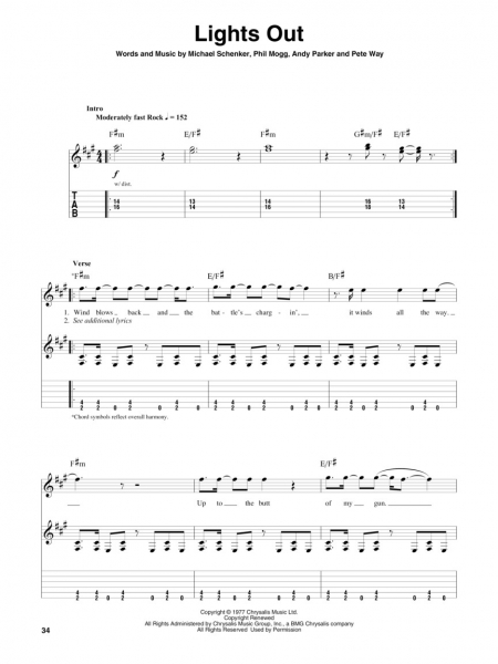 Michael Schenker Guitar Play-Along Volume 175