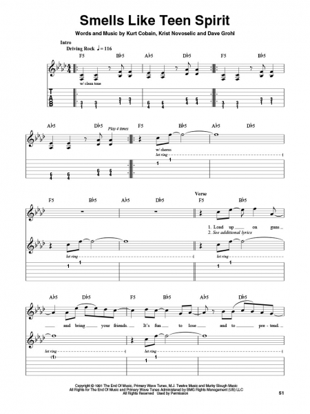 Nirvana Easy Guitar Play-Along Volume 11