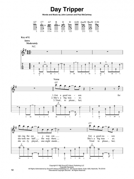 The Beatles Banjo Tab