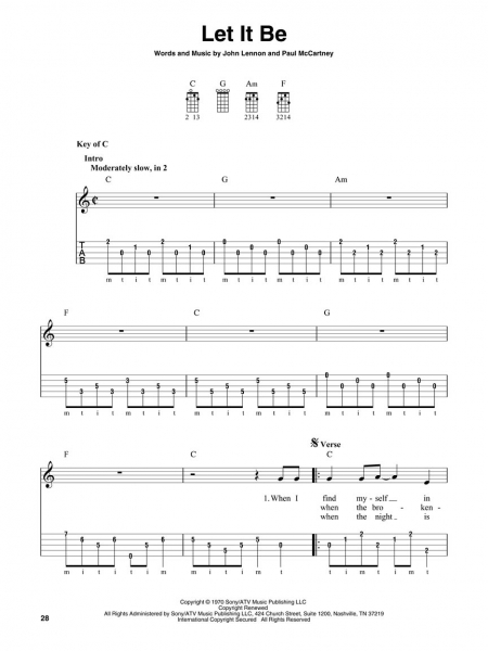 The Beatles Banjo Tab