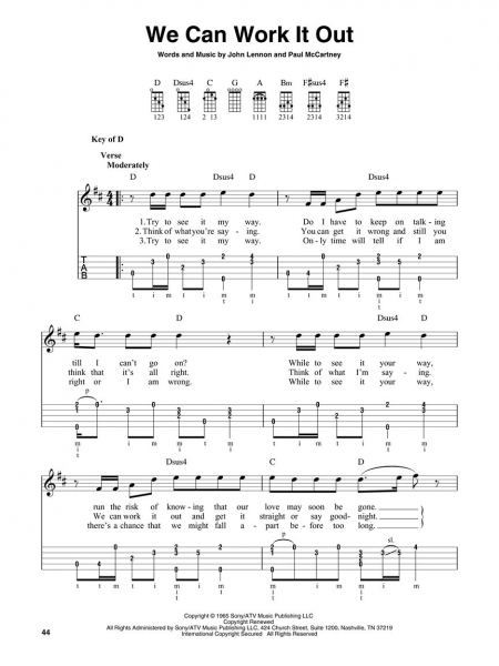 The Beatles Banjo Tab
