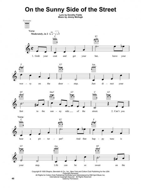 Jazz Standards for Ukulele