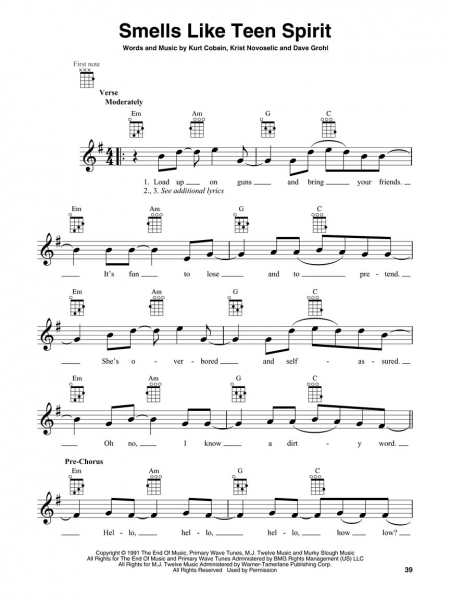 Nirvana for Ukulele