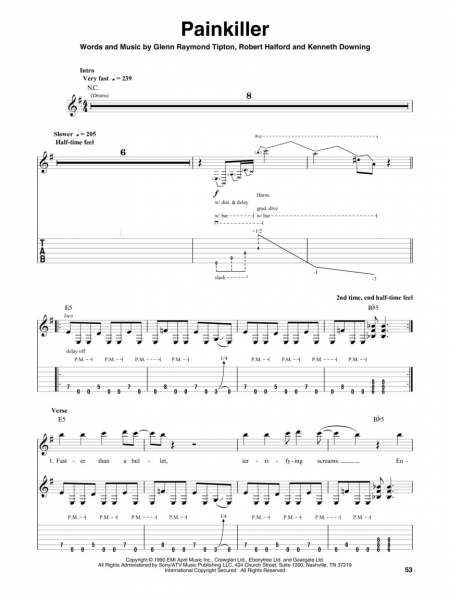 Judas Priest Guitar Play-Along Volume 192