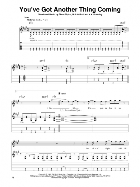 Judas Priest Guitar Play-Along Volume 192