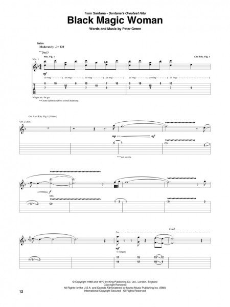 Santana Guitar Anthology