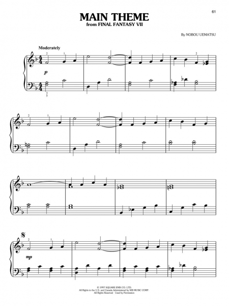 The Greatest Video Game Music Easy Piano