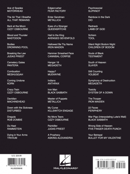 Mammoth Metal Guitar Tab Anthology