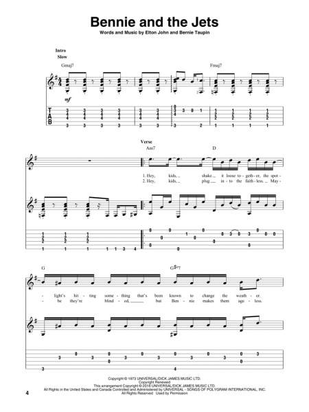 Fingerpicking Elton John