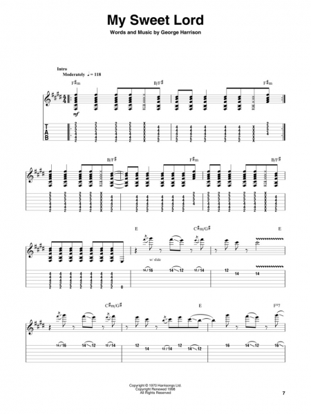 George Harrison Guitar Play-Along Volume 142