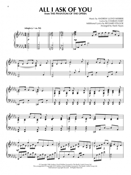 Broadway Classics for Piano Solo