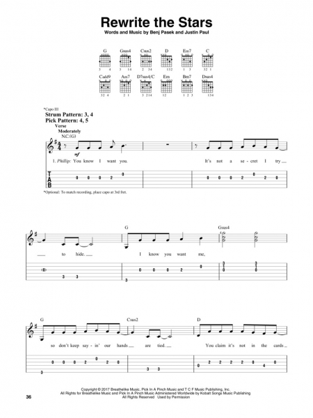 The Greatest Showman Easy Guitar