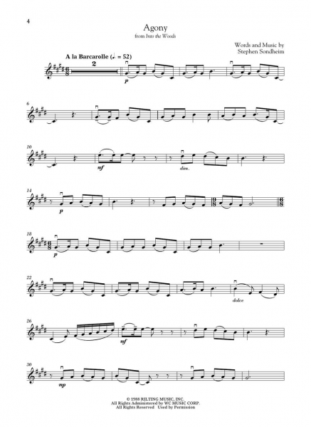 Sondheim for Violin and Piano