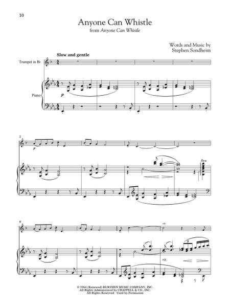 Sondheim for Trumpet and Piano