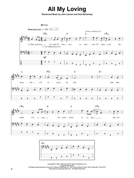 The Beatles Bass Play-Along Volume 13