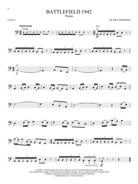 Video Game Music for Cello