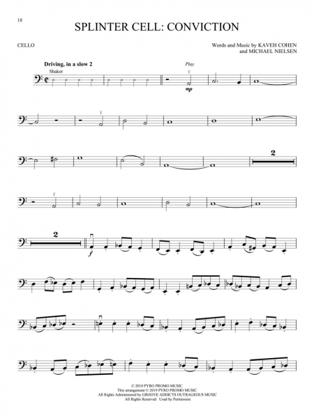 Video Game Music for Cello