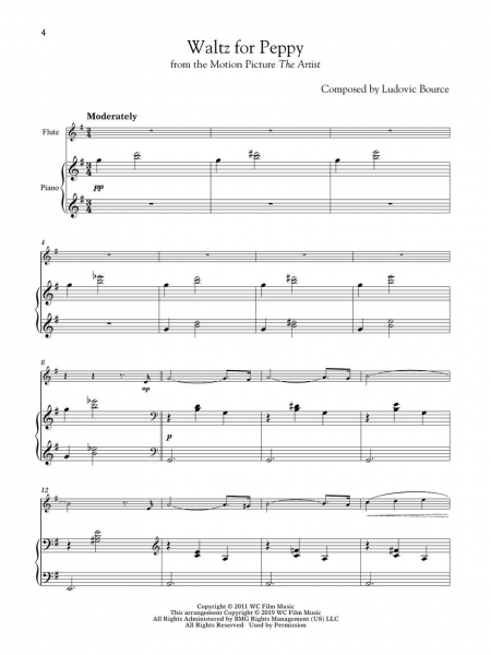 Movie Themes for Flute and Piano