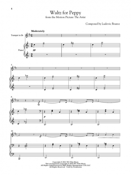 Movie Themes for Trumpet and Piano