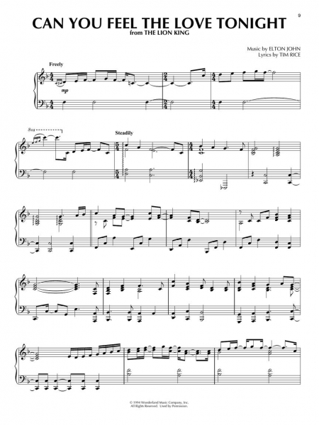 Disney Peaceful Piano Solos