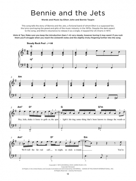 40 Elton John Songs Really Easy Piano