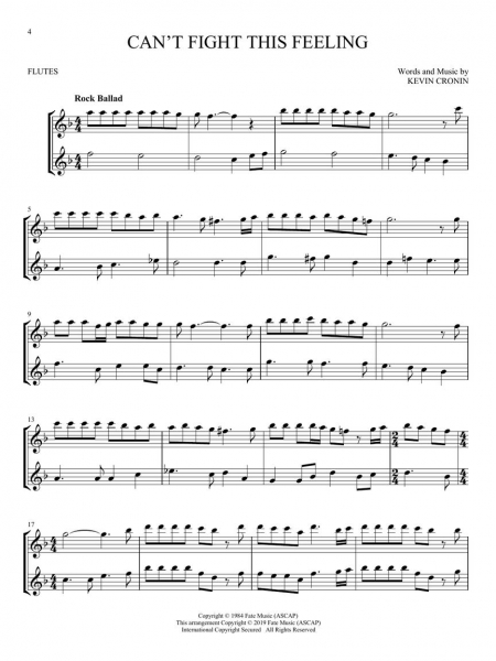 Classic Rock for Two Flutes