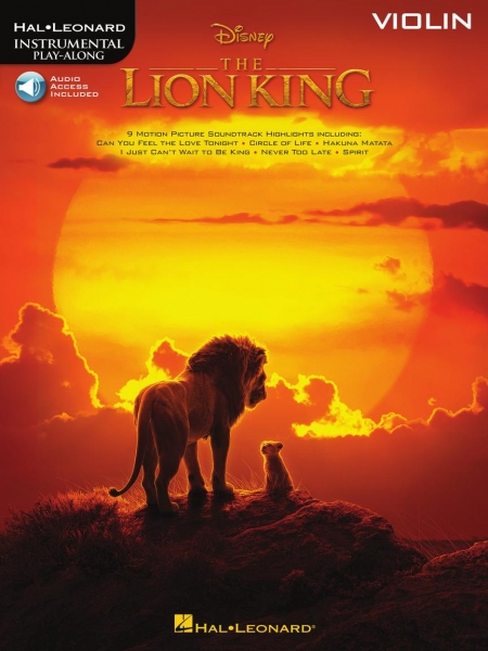 The Lion King for Violin+Online Audio