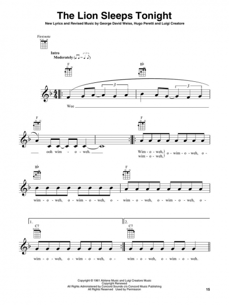 The Lion King Ukulele Songbook