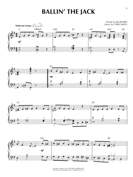 Swinging Jazz Jazz Piano Solos Series 12
