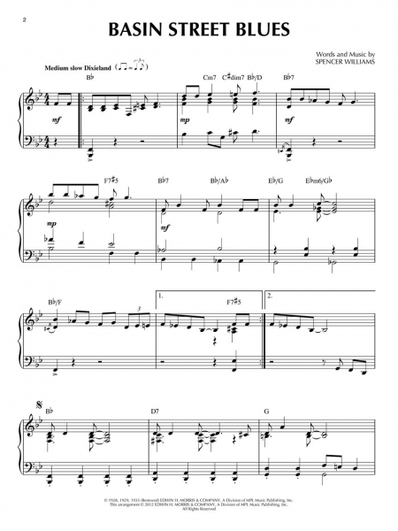 New Orleans Jazz Piano Solos Volume 21