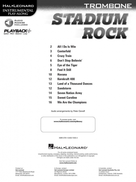 Stadium Rock for Trombone