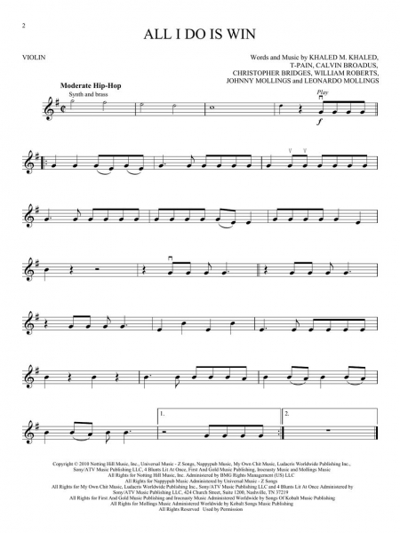 Stadium Rock for Violin