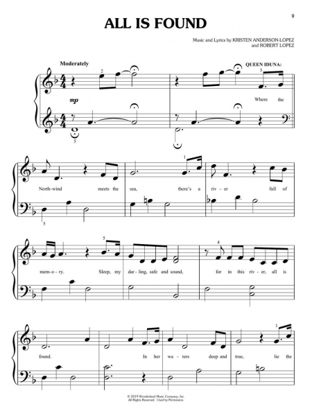 Frozen 2 Big-Note Piano