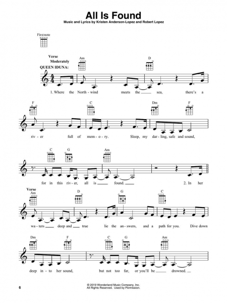 Frozen 2 for Ukulele