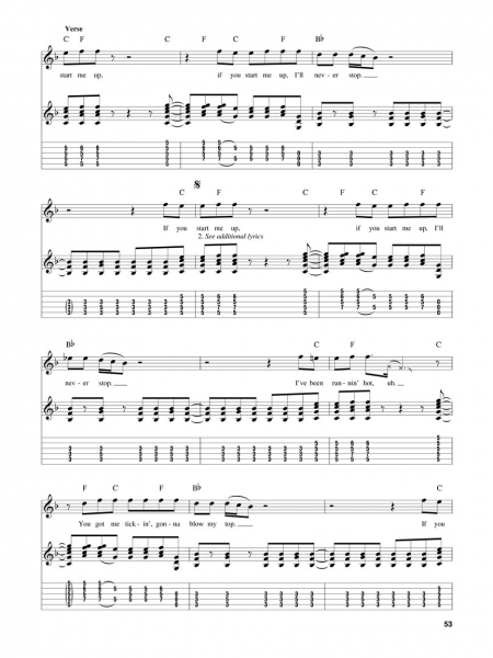 Rolling Stones Guitar Play-Along Volume 66