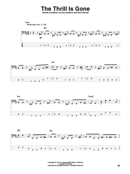 Blues Bass Play-Along Volume 9