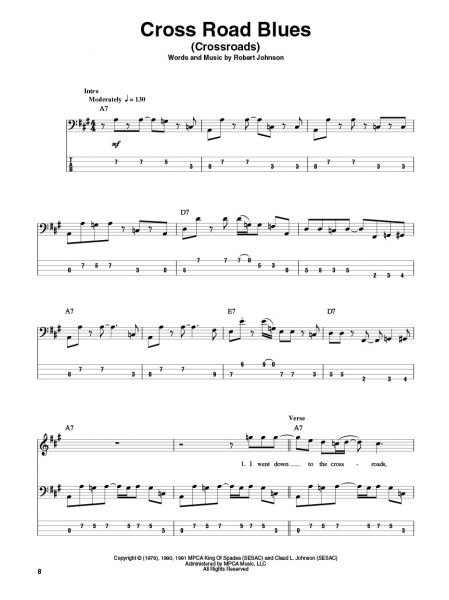 Blues Rock Bass Play-Along Volume 18