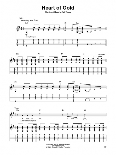 Neil Young Guitar Play-Along Volume 79