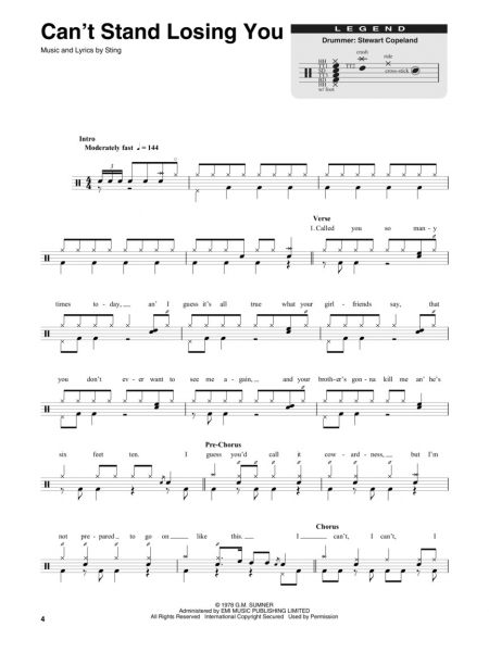 The Police Drum Play-Along Volume 12