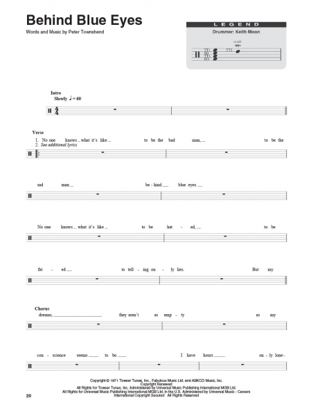 The Who Drum Play-Along Volume 23